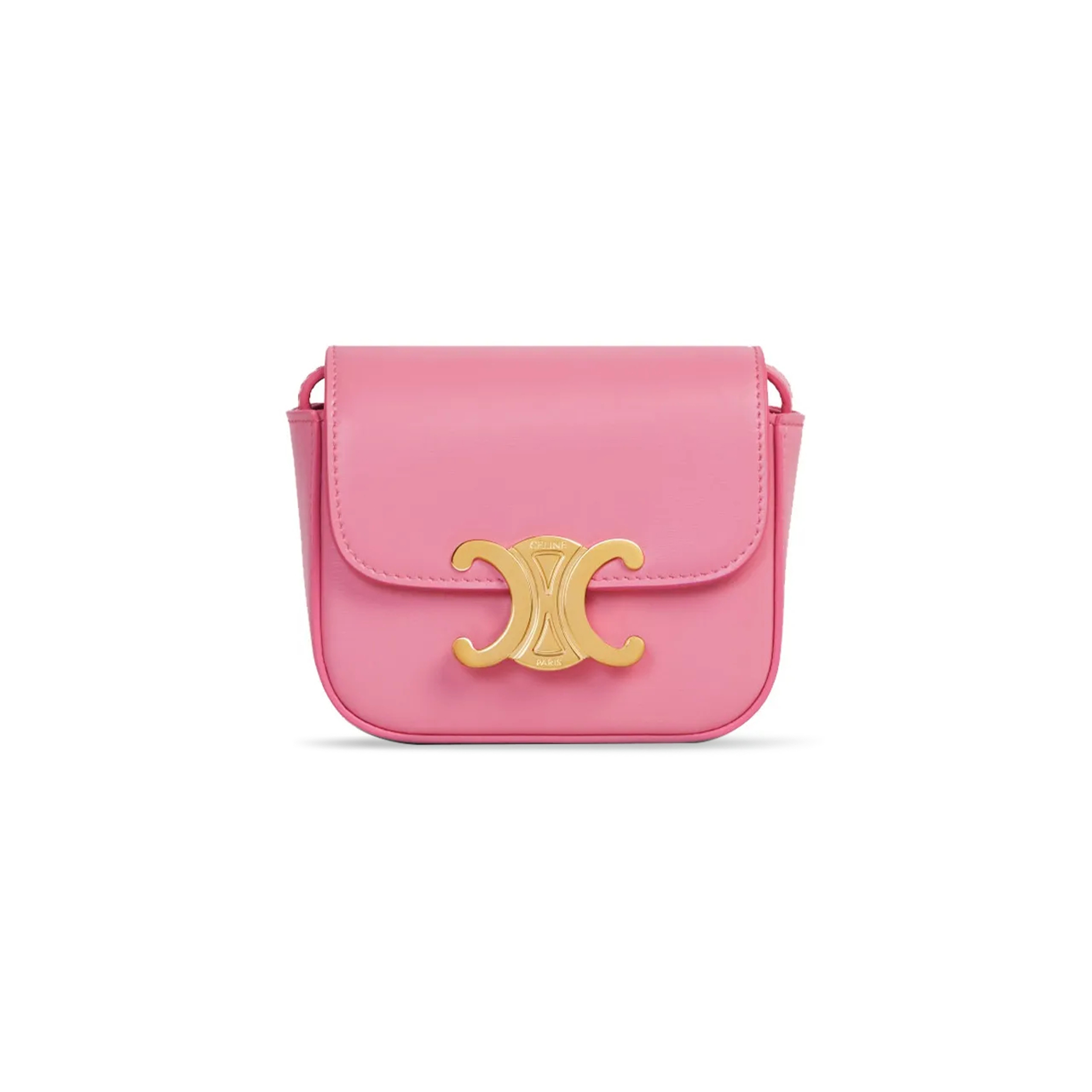 CELINE MINI CLAUDE IN SHINY CALFSKIN 10I513DPV.25FO (11*8*4cm)